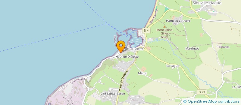 localisation de l'entreprise MONSIEUR MOANA LAROSE  CHERBOURG-EN-COTENTIN