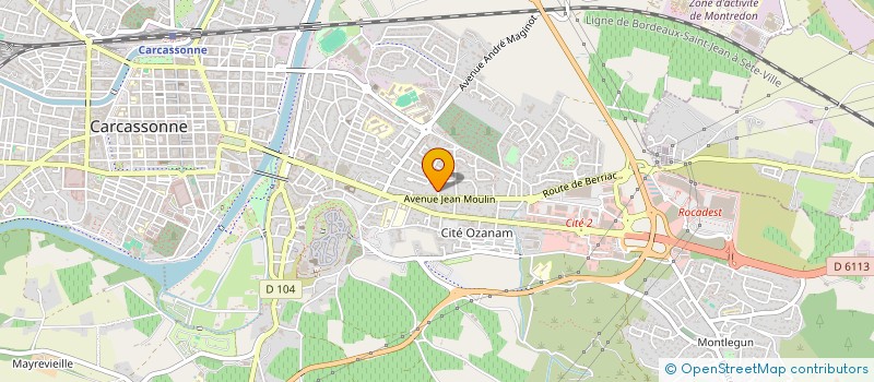 localisation de l'entreprise MONSIEUR MOANATINI PAPERIN à CARCASSONNE