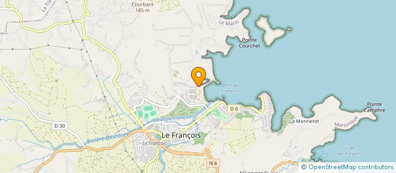 localisation de l'entreprise MONSIEUR MOANE MANGATTALE à LE FRANCOIS