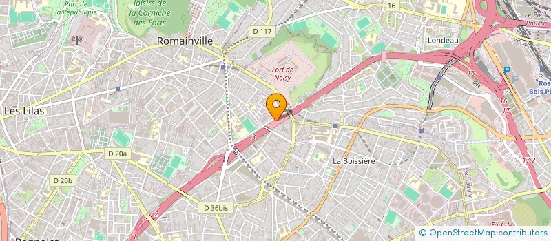 localisation de l'entreprise MONSIEUR MOATACEM GHOMARI  ROMAINVILLE