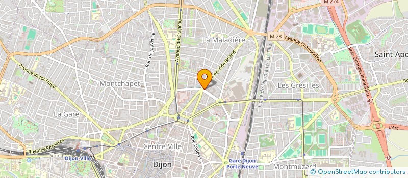 localisation de l'entreprise MONSIEUR MOATASIM MOUSSA IBRAHIM à DIJON