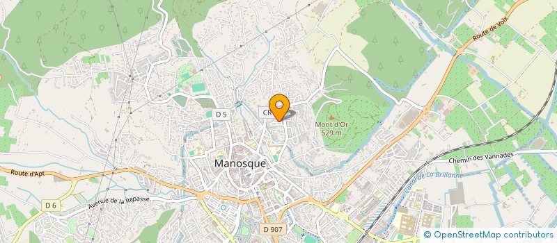 localisation de l'entreprise MONSIEUR MOATASSIM CHNIT MOUKHLIS  MANOSQUE