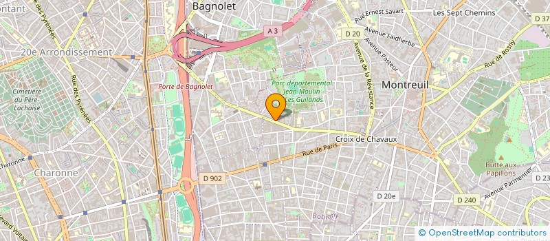 localisation de l'entreprise MONSIEUR MOATAZ SMARI à MONTREUIL