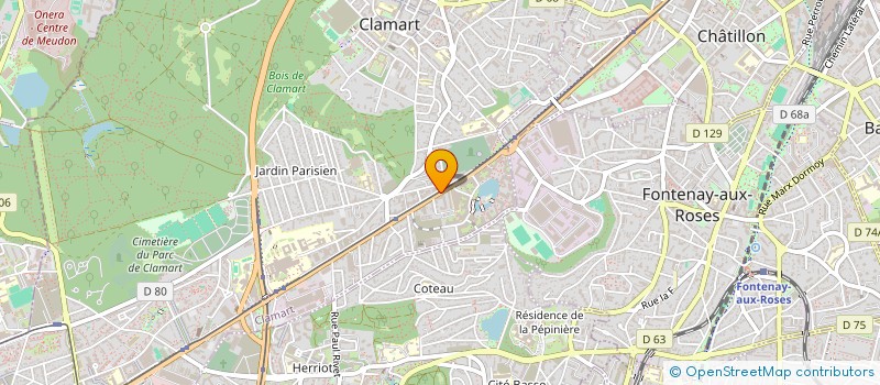 localisation de l'entreprise MONSIEUR MOAZZEM HOSSAIN à CLAMART