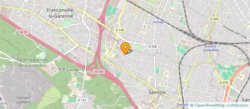 localisation de l'entreprise MONSIEUR MOBA BOLEME  SANNOIS