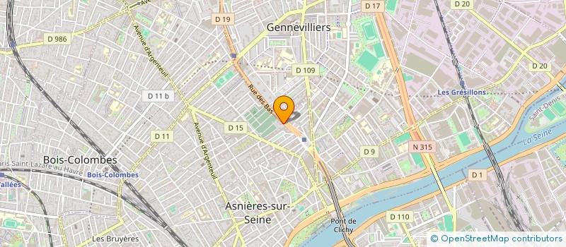 localisation de l'entreprise MONSIEUR MOBARAK ABDALLAH MUHAMMAD à ASNIERES-SUR-SEINE