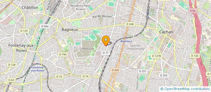 localisation de l'entreprise MONSIEUR MOBAREK AARAB à BAGNEUX