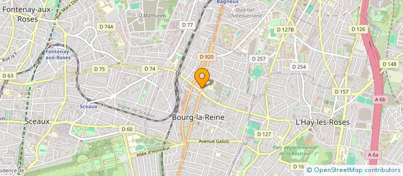 localisation de l'entreprise MONSIEUR MOBIO ASSAGOU à BOURG-LA-REINE