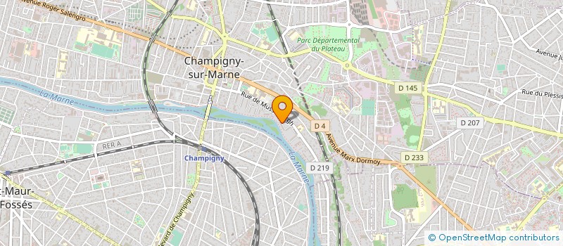 localisation de l'entreprise MONSIEUR MOBOLADJI CHITOU à CHAMPIGNY-SUR-MARNE