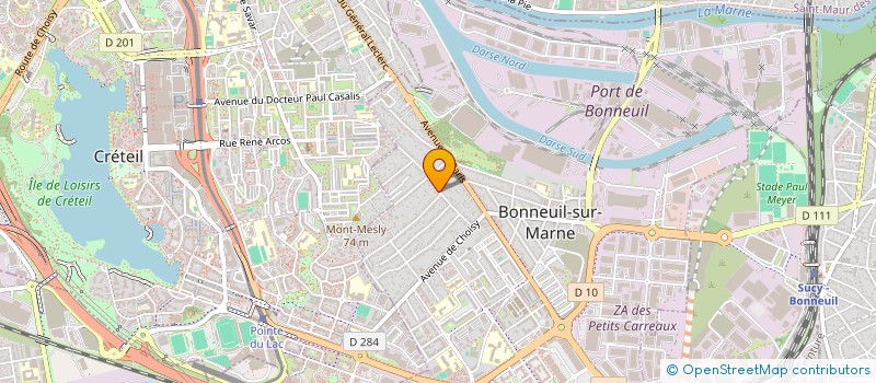 localisation de l'entreprise MONSIEUR MOBONDA MANGWELE  BONNEUIL-SUR-MARNE