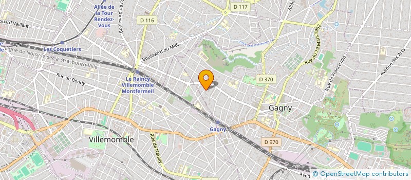 localisation de l'entreprise MONSIEUR MOCKTAR KONE à GAGNY