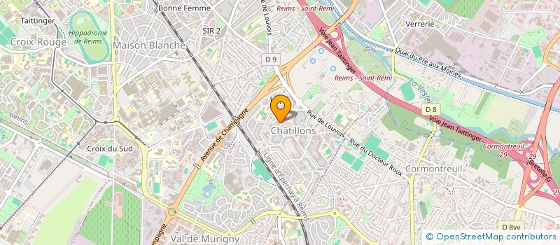 localisation de l'entreprise MONSIEUR MOCTAR DIALLO  REIMS