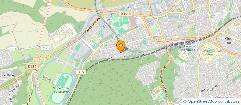 localisation de l'entreprise MONSIEUR MOCTAR ISSAKA ABDOULAYE  EVREUX