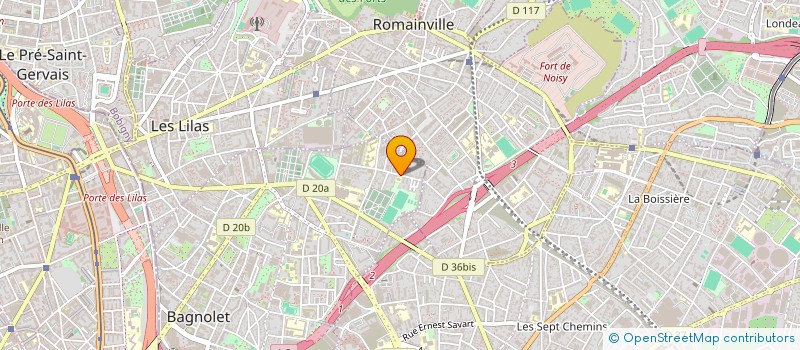 localisation de l'entreprise MONSIEUR MOCTAR KONATE  BAGNOLET