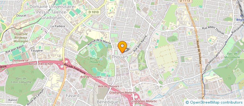 localisation de l'entreprise MONSIEUR MOCTAR SISSOKO  TALENCE