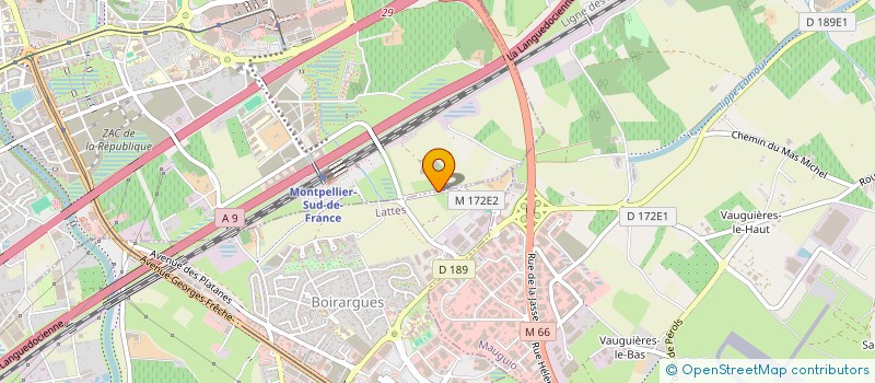 localisation de l'entreprise MONSIEUR MODESTE BEMBA à LATTES