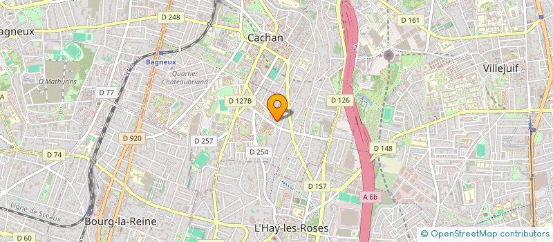 localisation de l'entreprise MONSIEUR MODESTE LICE  CACHAN