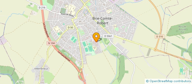 localisation de l'entreprise MONSIEUR MODESTE MAHOUKOU  BRIE-COMTE-ROBERT