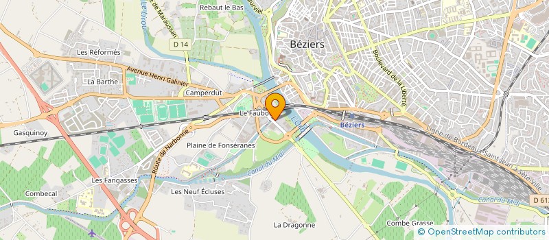 localisation de l'entreprise MONSIEUR MODESTO CORTES  BEZIERS
