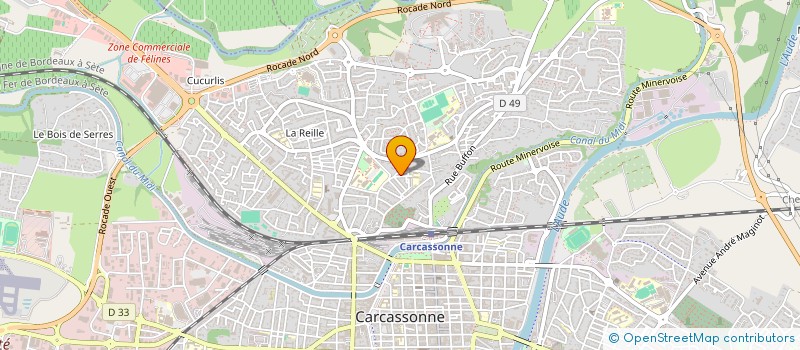 localisation de l'entreprise MONSIEUR MODI DIABY à CARCASSONNE