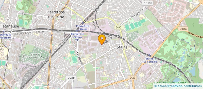 localisation de l'entreprise MONSIEUR MODIBO COULIBALY à STAINS