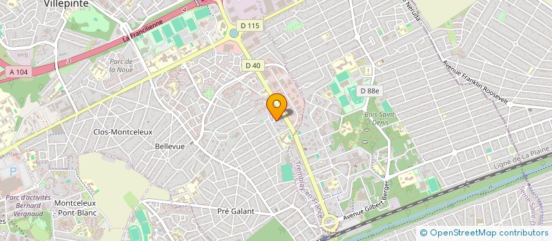 localisation de l'entreprise MONSIEUR MODIBO DIAKITE à VILLEPINTE