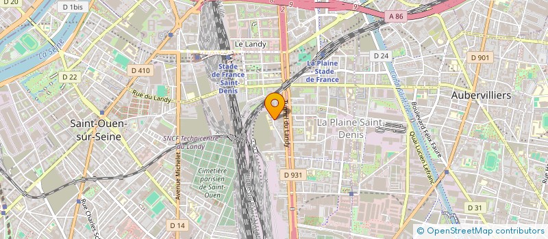 localisation de l'entreprise MONSIEUR MODIBO KANOUTE  SAINT-DENIS