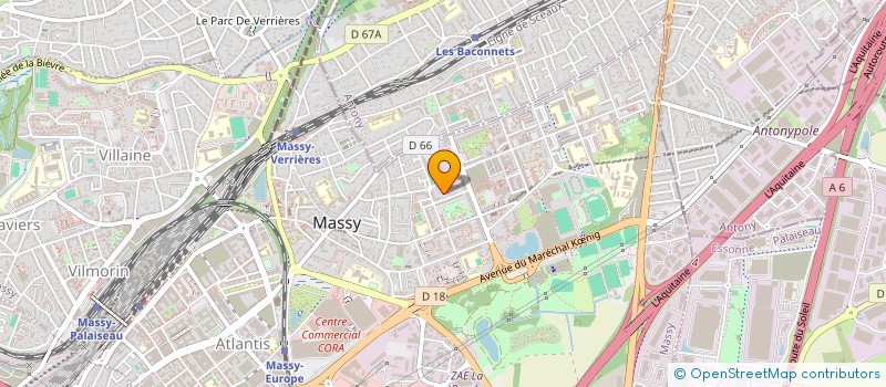 localisation de l'entreprise MONSIEUR MODIBO KEITA à MASSY