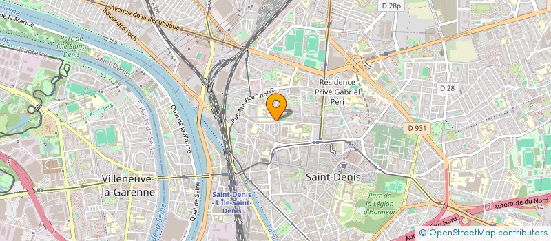 localisation de l'entreprise MONSIEUR MODIBO KEITA  SAINT-DENIS