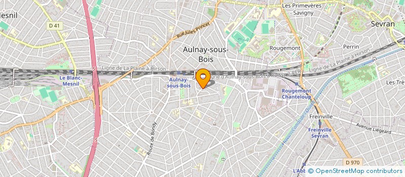 localisation de l'entreprise MONSIEUR MODIBO LY à AULNAY-SOUS-BOIS