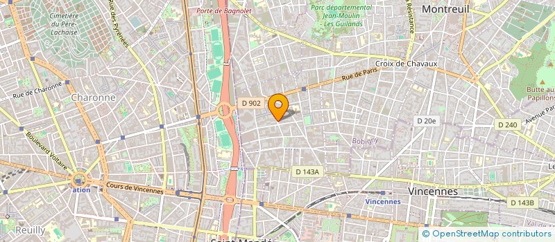 localisation de l'entreprise MONSIEUR MODIBO MAGASSA à MONTREUIL