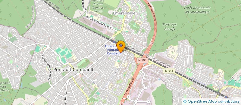 localisation de l'entreprise MONSIEUR MODIBO SANGARE à PONTAULT-COMBAULT