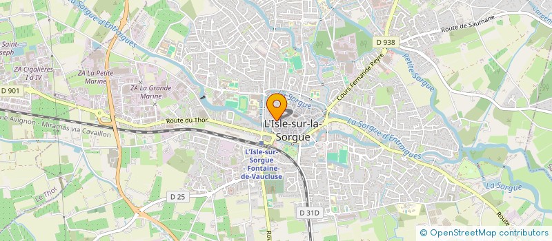 localisation de l'entreprise MONSIEUR MODIBO SISSOKO à L'ISLE-SUR-LA-SORGUE