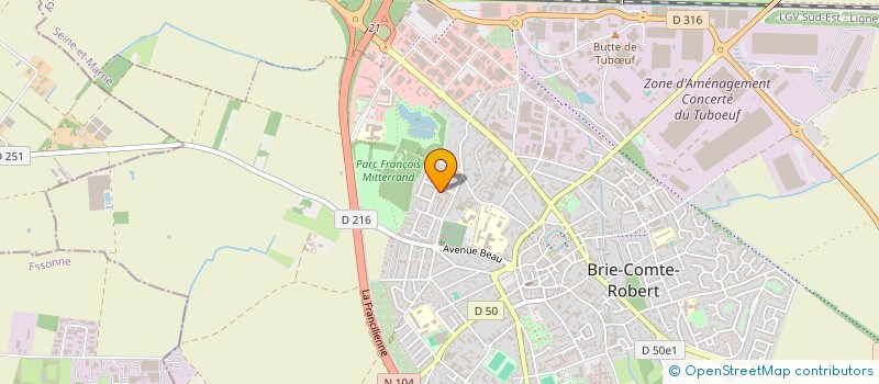 localisation de l'entreprise MONSIEUR MODIBO TOUNKARA  BRIE-COMTE-ROBERT