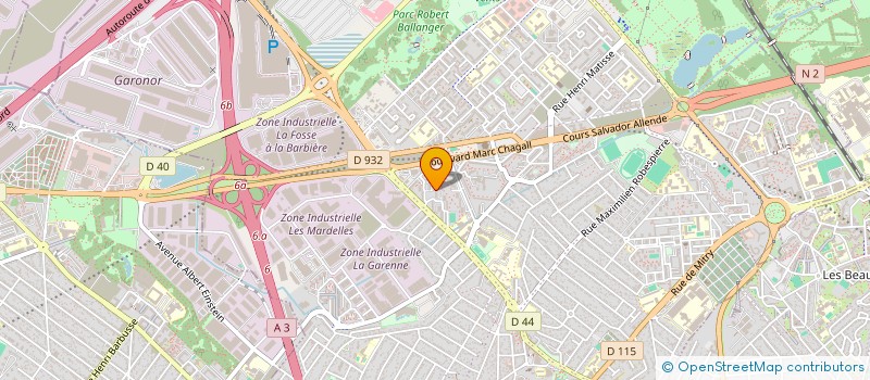 localisation de l'entreprise MONSIEUR MODIBO TRAORE à AULNAY SOUS BOIS