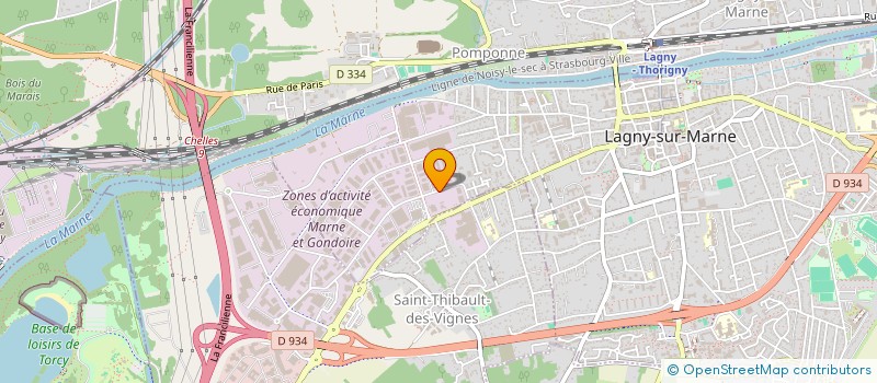 localisation de l'entreprise MONSIEUR MODIBO TRAORE  LAGNY-SUR-MARNE