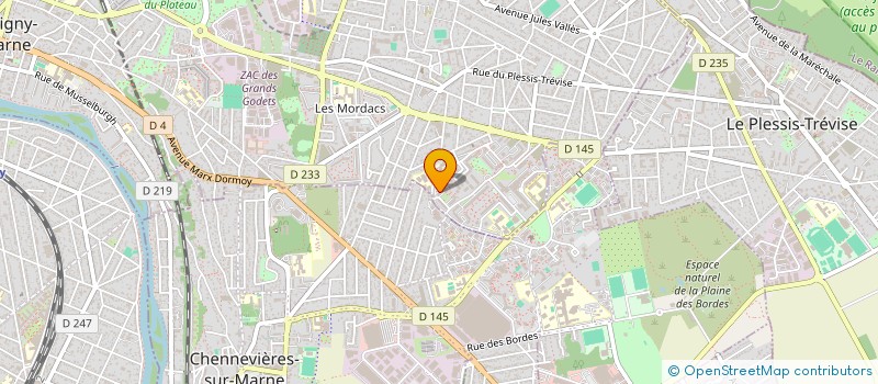 localisation de l'entreprise MONSIEUR MODIBO YATABARI à CHAMPIGNY-SUR-MARNE