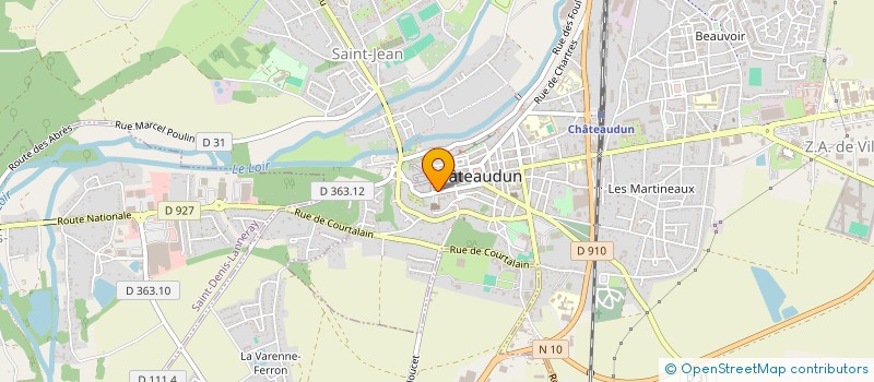 localisation de l'entreprise MONSIEUR MODJTABA ALIYARI à CHATEAUDUN