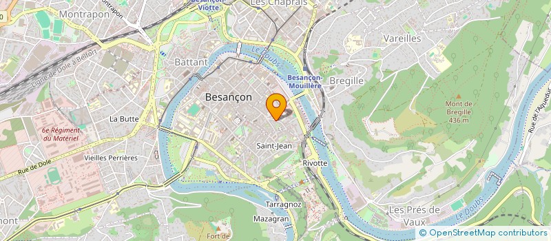 localisation de l'entreprise MONSIEUR MODJTABA SAGHATTCHI à BESANCON