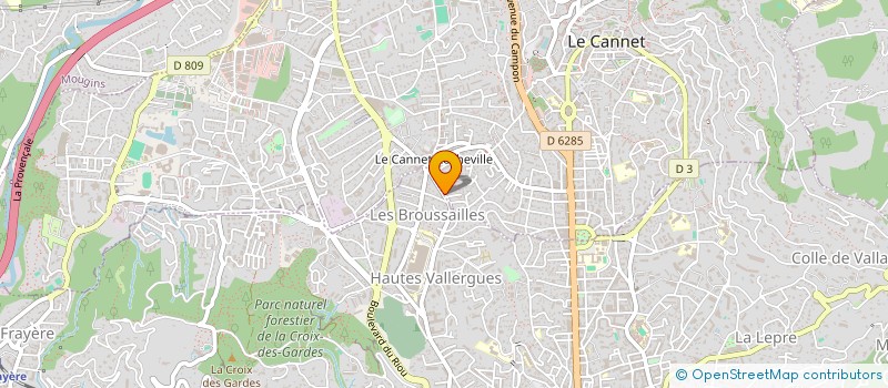 localisation de l'entreprise MONSIEUR MODOU BEYE à LE CANNET