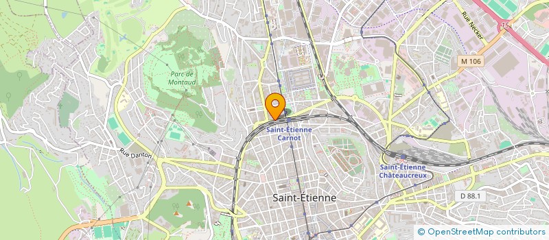 localisation de l'entreprise MONSIEUR MODOU DIAGNE  SAINT-ETIENNE