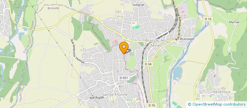 localisation de l'entreprise MONSIEUR MODOU DIAO  SAINTE-FLORINE