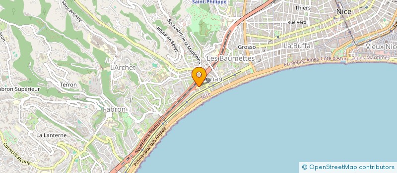 localisation de l'entreprise MONSIEUR MODOU DIONE à NICE