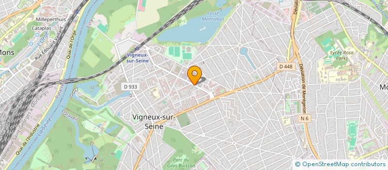 localisation de l'entreprise MONSIEUR MODOU DIOP à VIGNEUX-SUR-SEINE