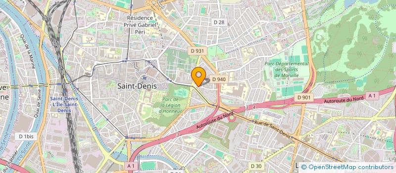 localisation de l'entreprise MONSIEUR MODOU FALL à SAINT-DENIS
