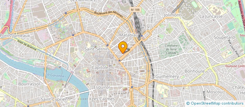 localisation de l'entreprise MONSIEUR MODOU GUEYE  TOULOUSE