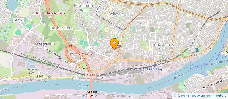 localisation de l'entreprise MONSIEUR MODOU GUEYE à NANTES