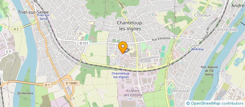 localisation de l'entreprise MONSIEUR MODOU KEBE  CHANTELOUP-LES-VIGNES