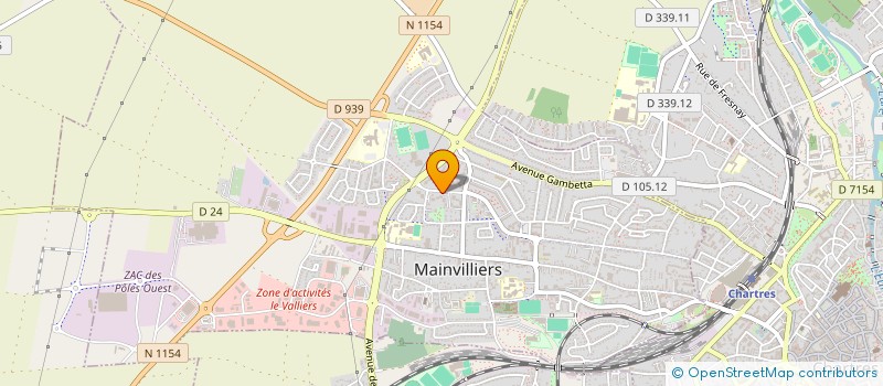 localisation de l'entreprise MONSIEUR MODOU NDIAYE à MAINVILLIERS
