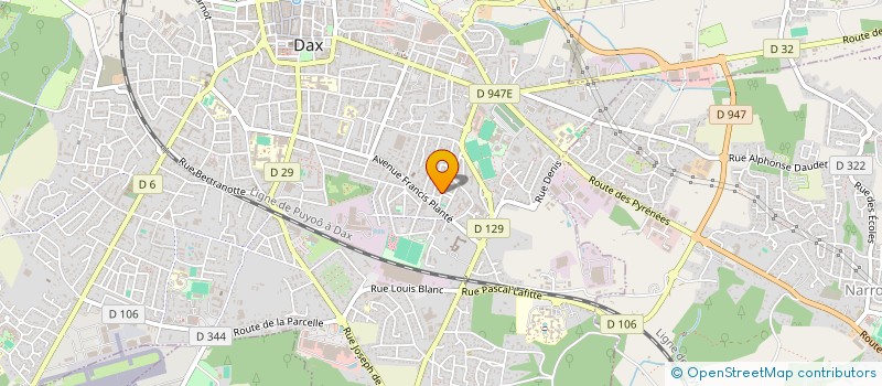 localisation de l'entreprise MONSIEUR MODOU NIANG à DAX